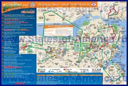 Подробная карта города Бостон