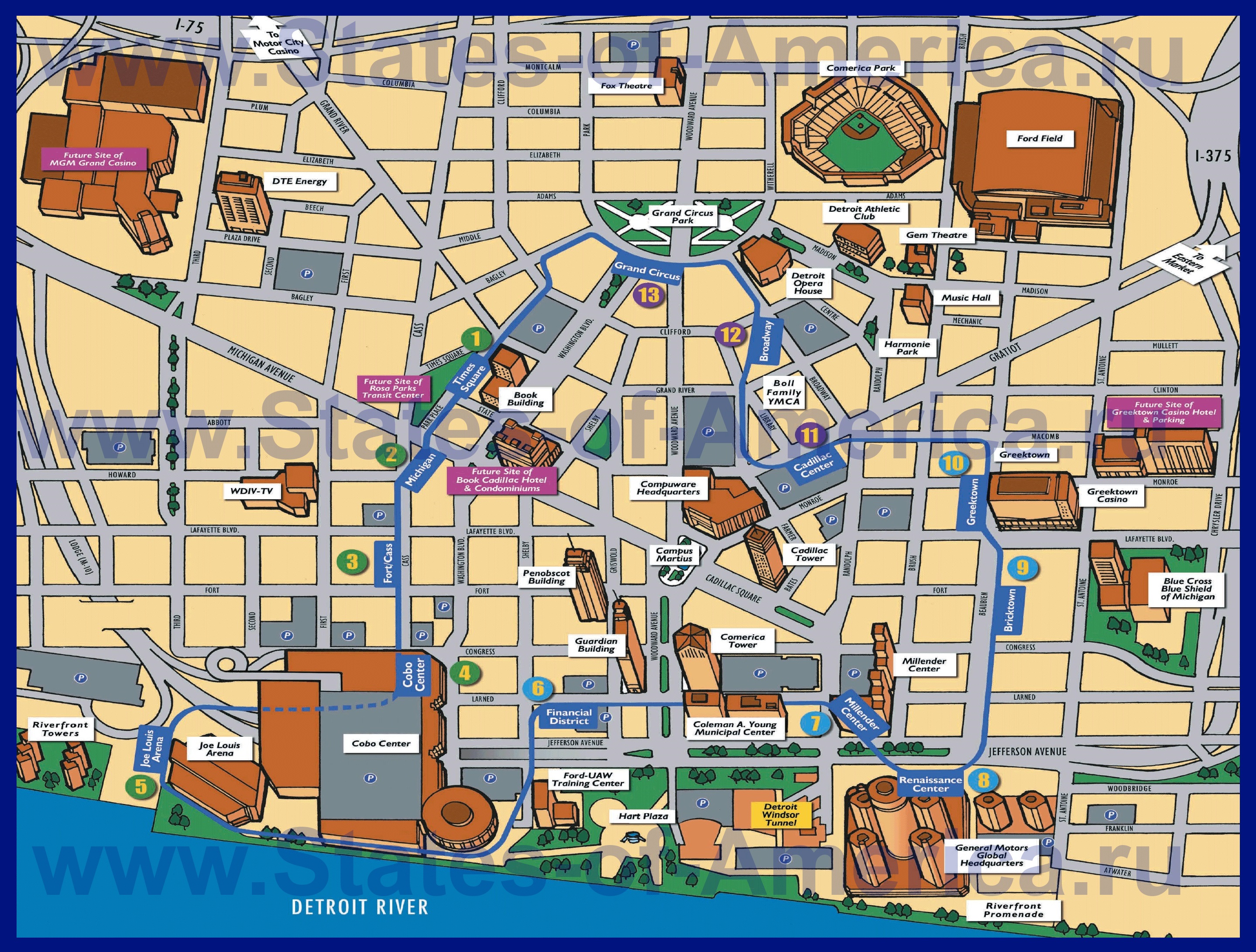 Покажи карта маленькая. Детройт город на карте. Детройт план города. Детройт на карте Америки. Карта маленького города.