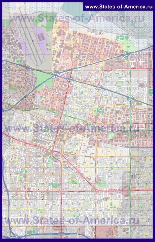 Подробная карта города Саннивейл